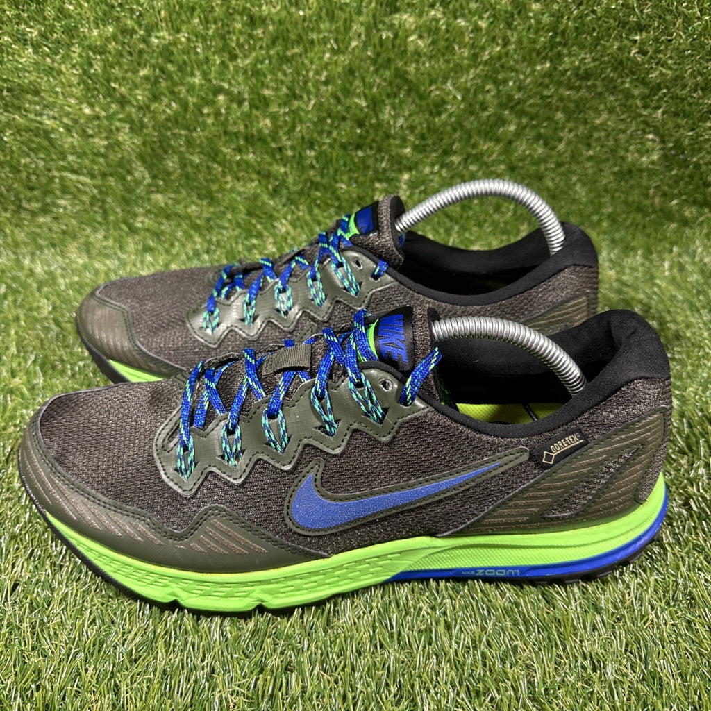 Men’s Nike Zoom Wildhorse 3 Size 10.5 Black Blue Gray 805569-001 Running Shoes