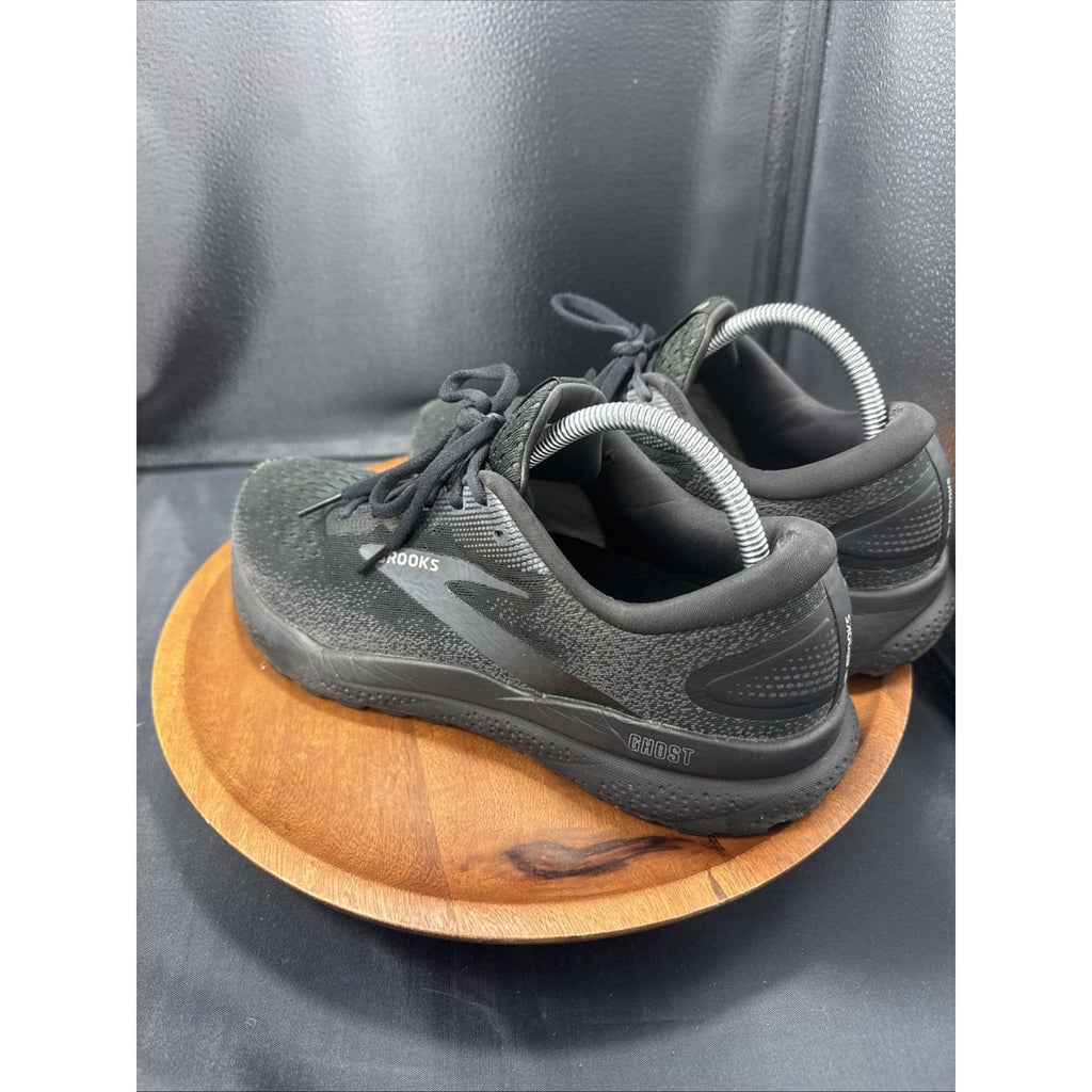 Size 10 - Brooks Ghost 16 GORE-TEX Black Ebony Running Shoes Good Condition