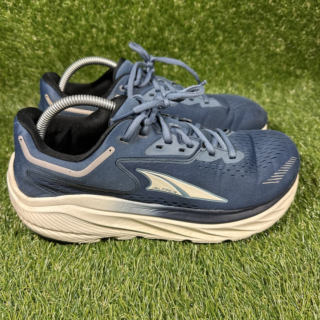 Altra Via Olympus Mineral Blue Road Running Shoes ALOA82BW419 Mens Size 9.5