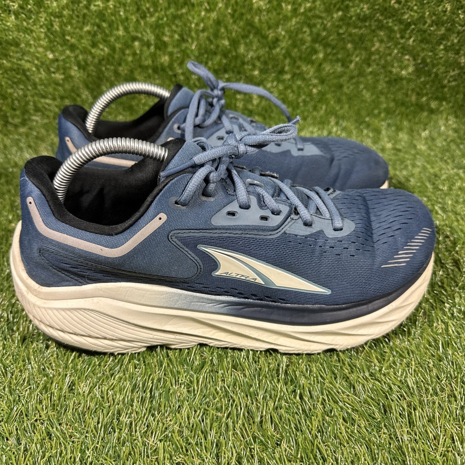 Altra Via Olympus Mineral Blue Road Running Shoes ALOA82BW419 Mens Size 9.5