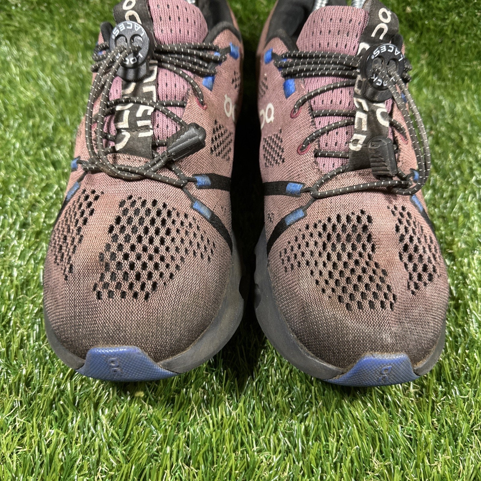 On Cloudsurfer 3WD10441509 Women 8.5 Running Shoes Black Cobalt Athletic Sneaker