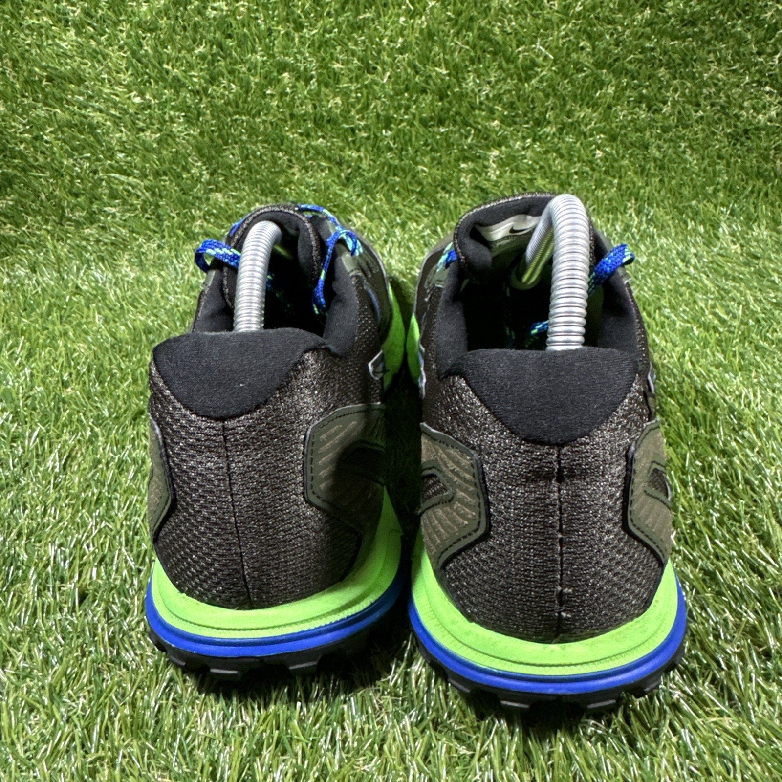 Men’s Nike Zoom Wildhorse 3 Size 10.5 Black Blue Gray 805569-001 Running Shoes