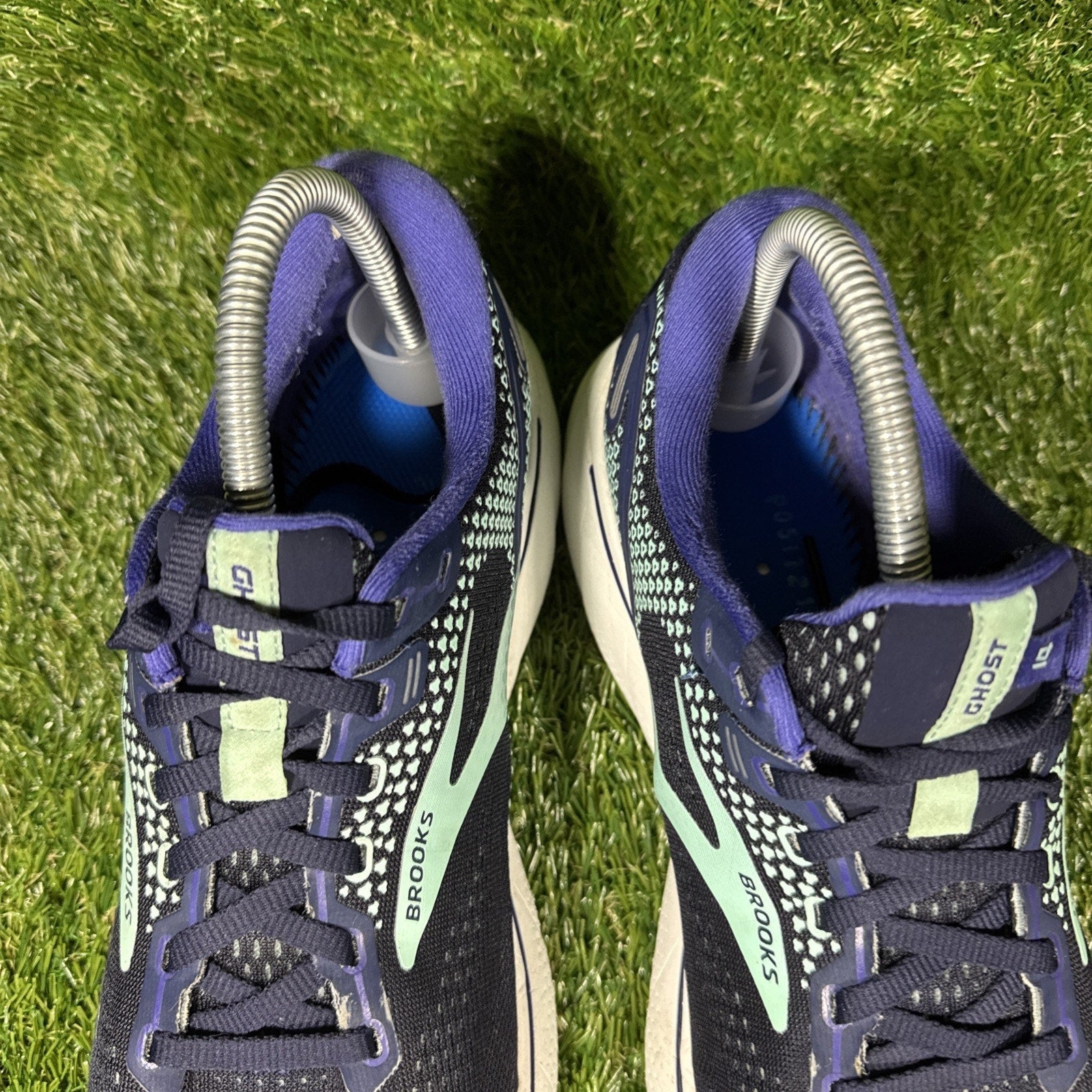 Brooks Womens Ghost 14 Blue 1203561D446 Running Shoes Sneakers 10.5 D Wide