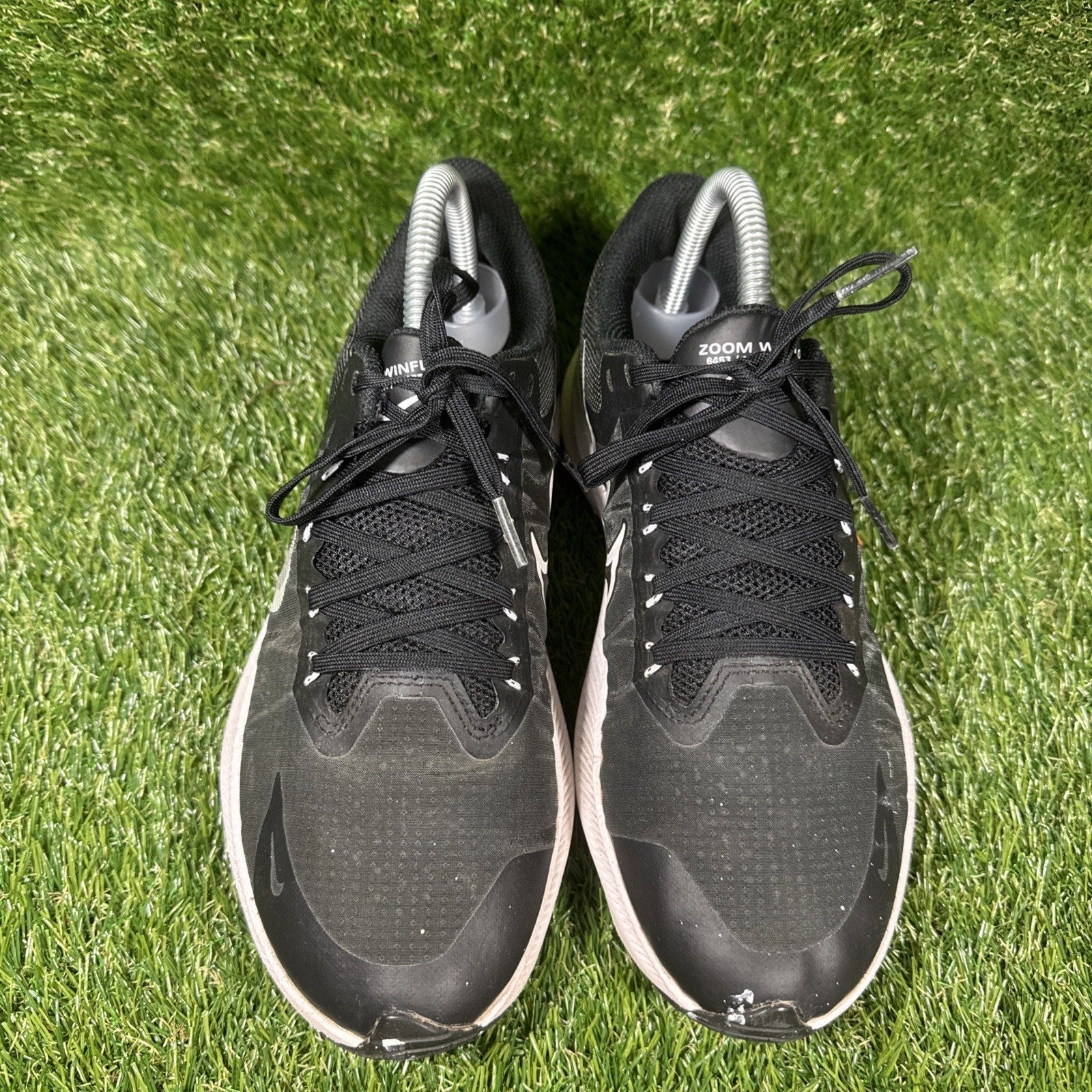 Nike Zoom Winflo 8 Women's Running Walking Shoes Black White Size 8 CW3421-005