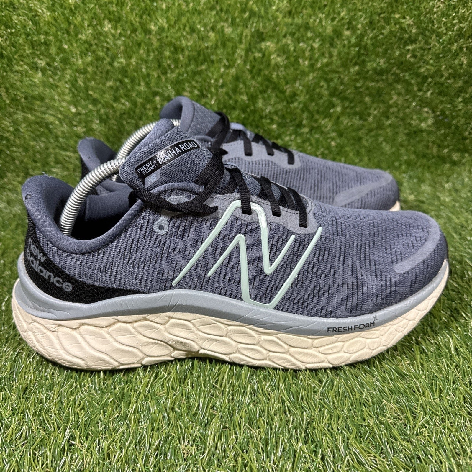 New Balance Mens 10.5 EE Fresh Foam Blue Kaiha Road Blue Gray Trail Running Shoe