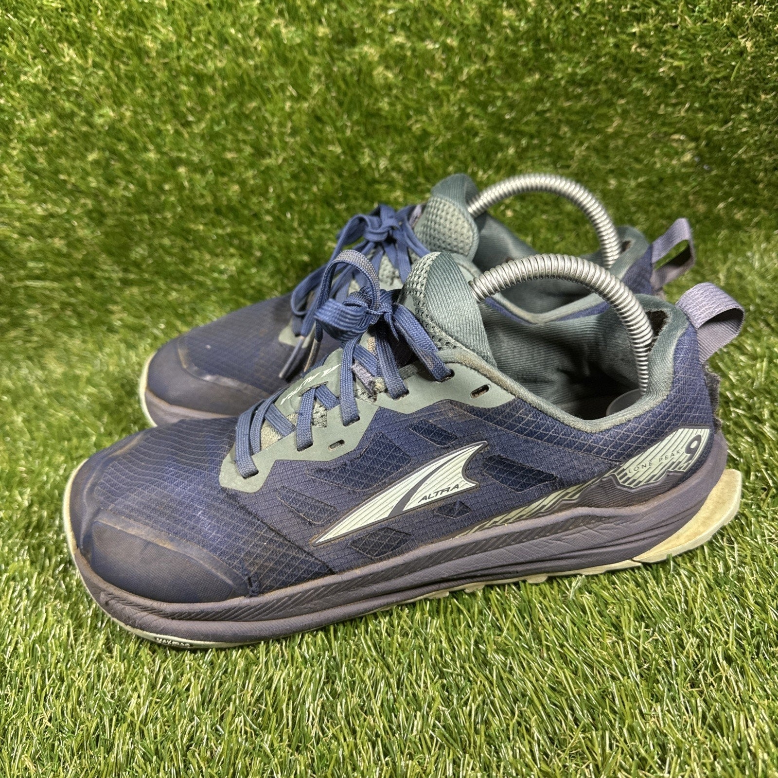 Altra Lone Peak 9 Shoes Womens 9.5 Blue Athletic Running Sneakers AL0A85PR445
