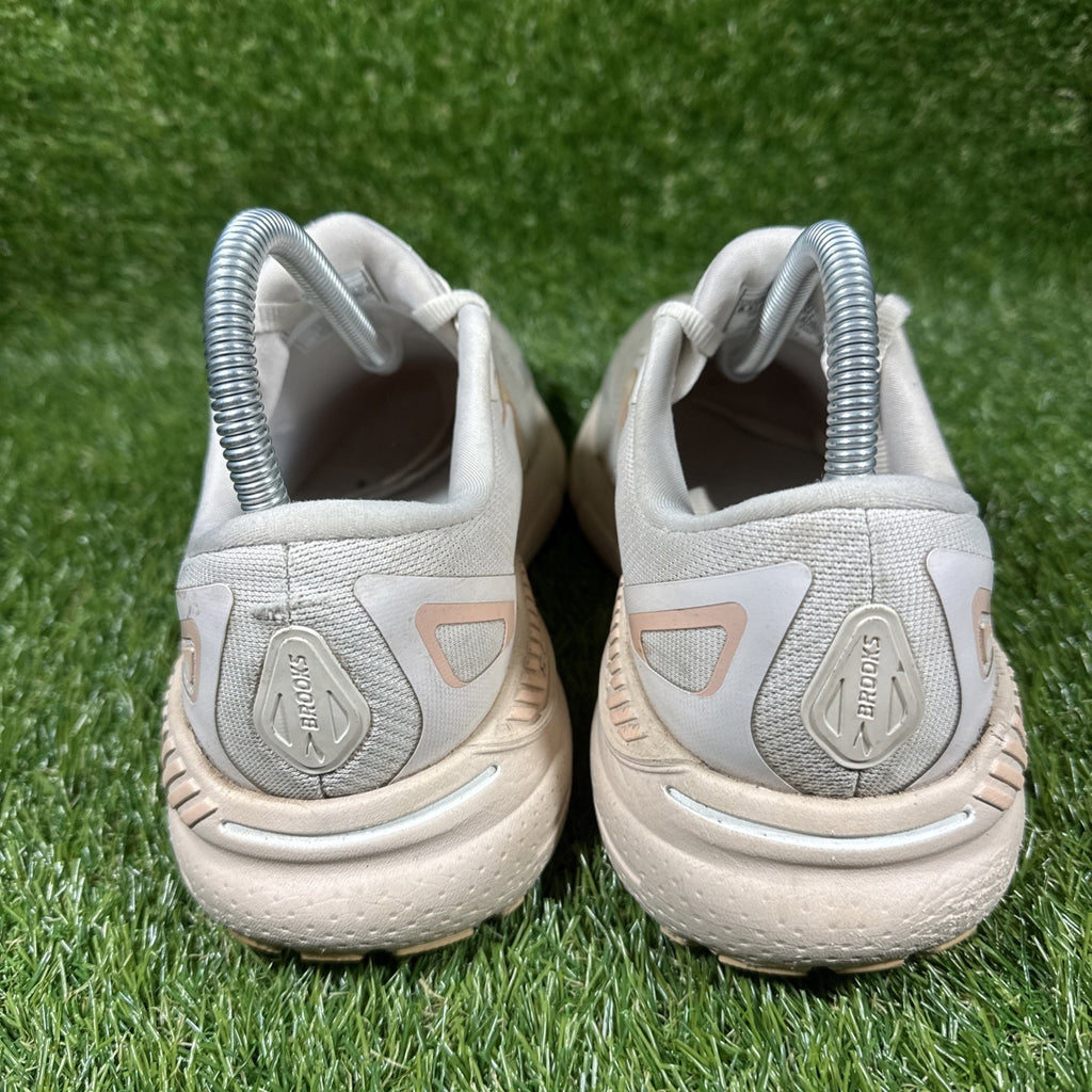 Brooks Adrenaline GTS 23 Womens Size 8.5 B Beige Athletic Running Shoes Sneakers