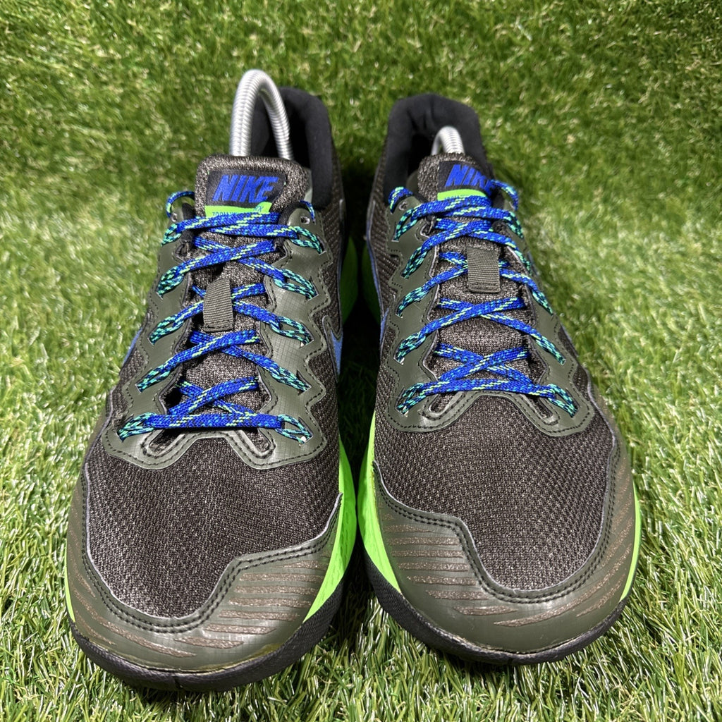 Men’s Nike Zoom Wildhorse 3 Size 10.5 Black Blue Gray 805569-001 Running Shoes