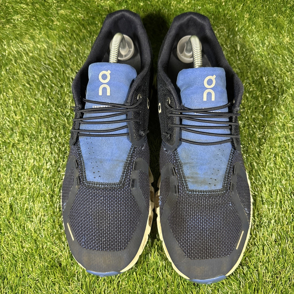 On Running Cloud 5 Combo Men's 11 Shoes Sneakers Navy Blue Running Athletic NICE