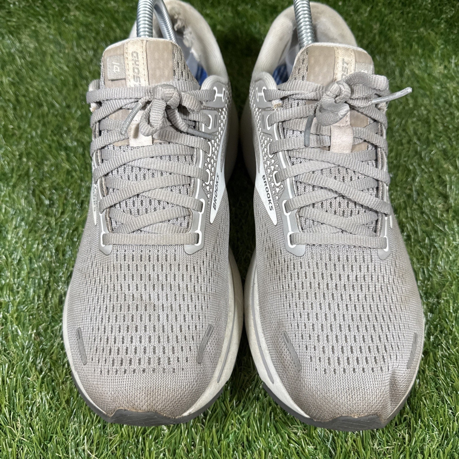 Brooks Ghost 14 Running Shoes Gray Women's Size 10 D (WIDE), 1203561D089