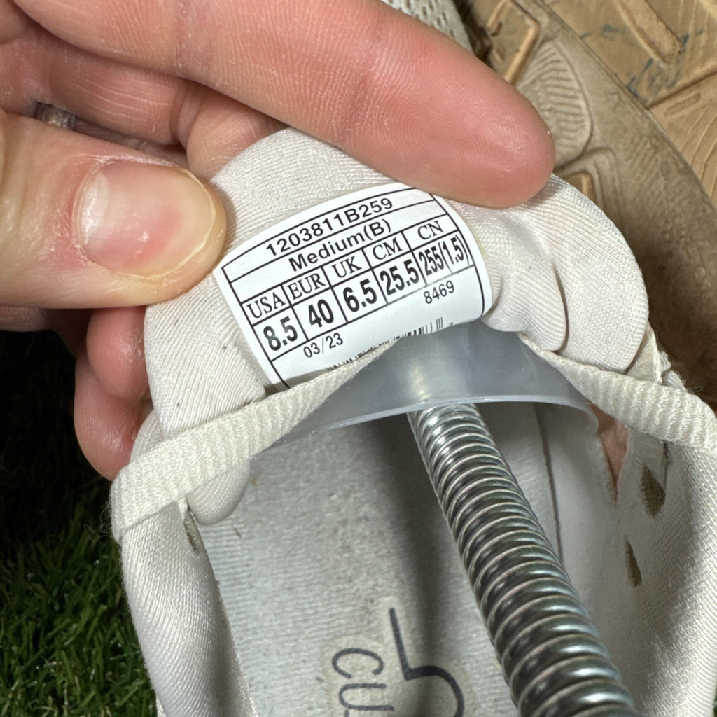 Brooks Adrenaline GTS 23 Womens Size 8.5 B Beige Athletic Running Shoes Sneakers