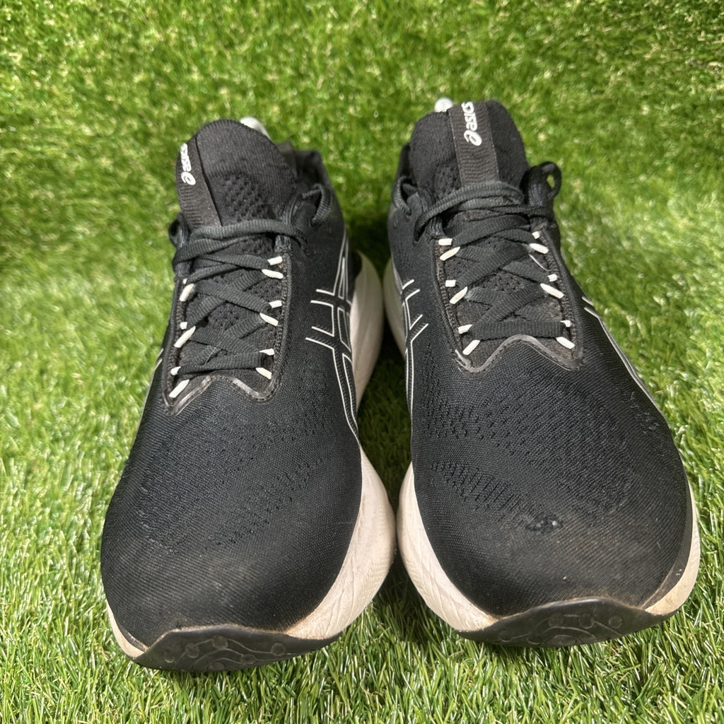 ASICS Gel-Nimbus 25 Womens Size 9.5 Wide Running Shoes Black