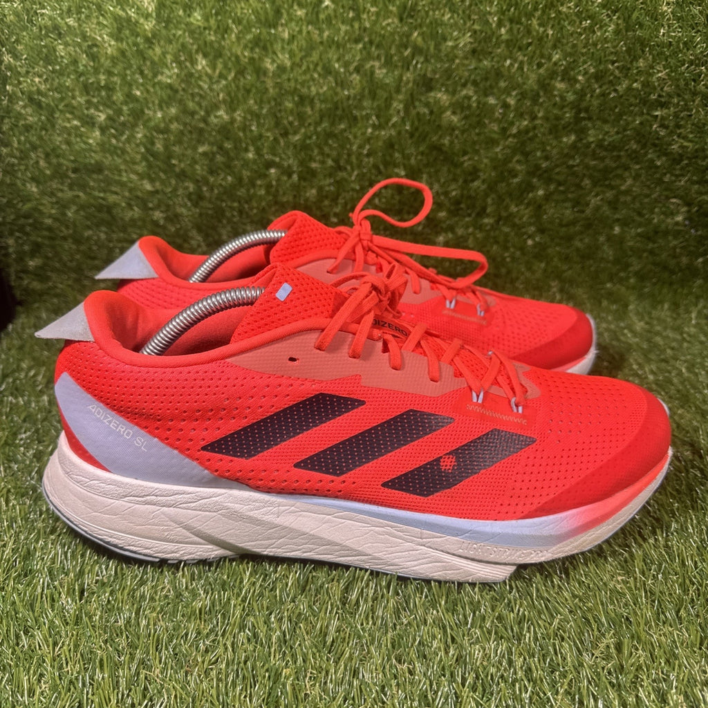 Adidas Adizero SL Mens Size 11.5 Solar Red Black Athletic Running Shoes Sneakers