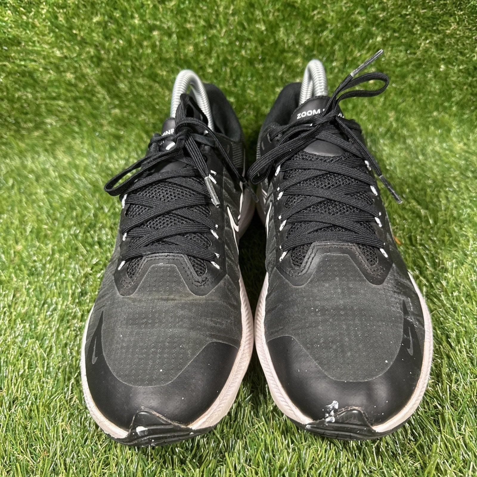 Nike Zoom Winflo 8 Women's Running Walking Shoes Black White Size 8 CW3421-005