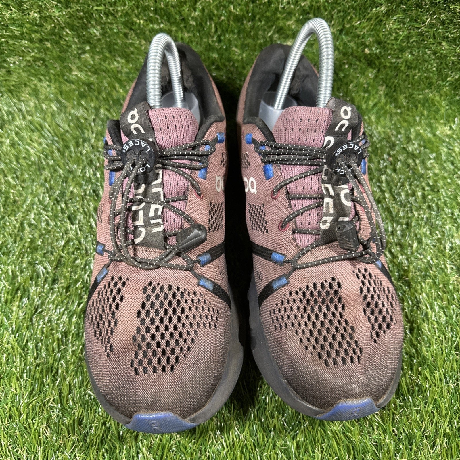 On Cloudsurfer 3WD10441509 Women 8.5 Running Shoes Black Cobalt Athletic Sneaker