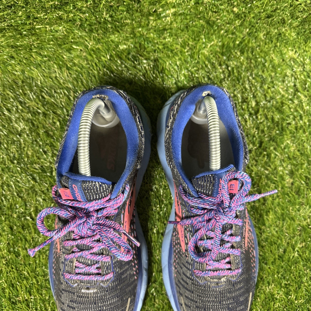 Brooks Women’s Ghost 13 Pink Black Blue Running Shoes Sneakers Size 8.5