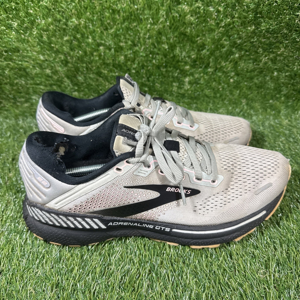 Brooks Adrenaline GTS 22 Shoes Womens Size 9 Gray Athletic Running
