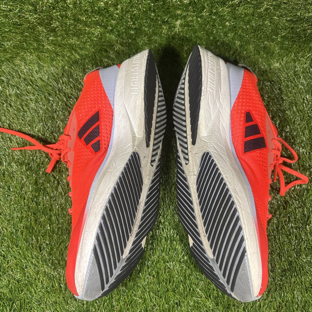 Adidas Adizero SL Mens Size 11.5 Solar Red Black Athletic Running Shoes Sneakers