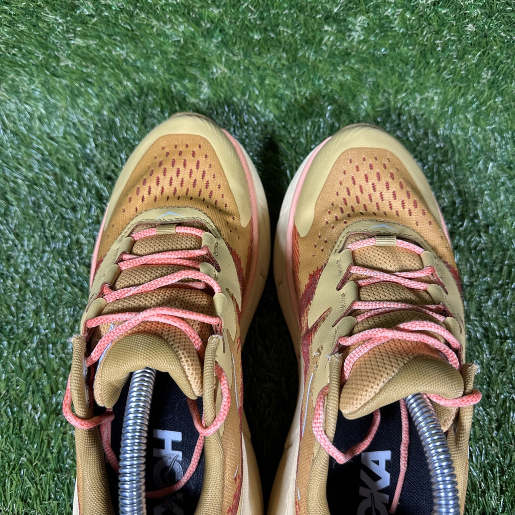 USA 8B Women's Hoka One One Skyline Float X Yellow Orange 1143430