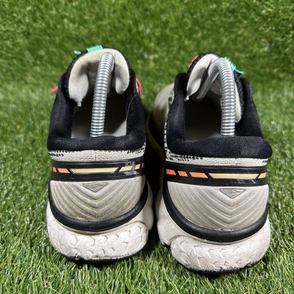 Brooks Ghost 11 Shoes Womens Size 10.5B Gray Pink Running Athletic Sneakers