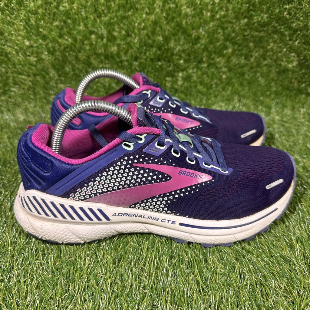 Brooks Adrenaline GTS 22 Running Shoes Black/Purple/Coral US Women’s 7 Great!