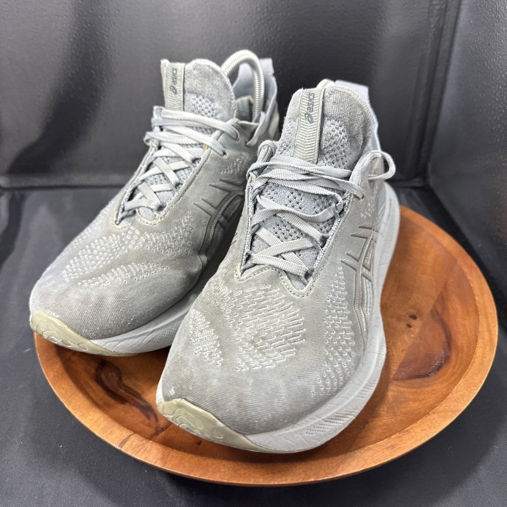 Asics Gel-Nimbus 25 Mens Size 9 Sheet Rock Grey Sneakers 1011B547 NICE!