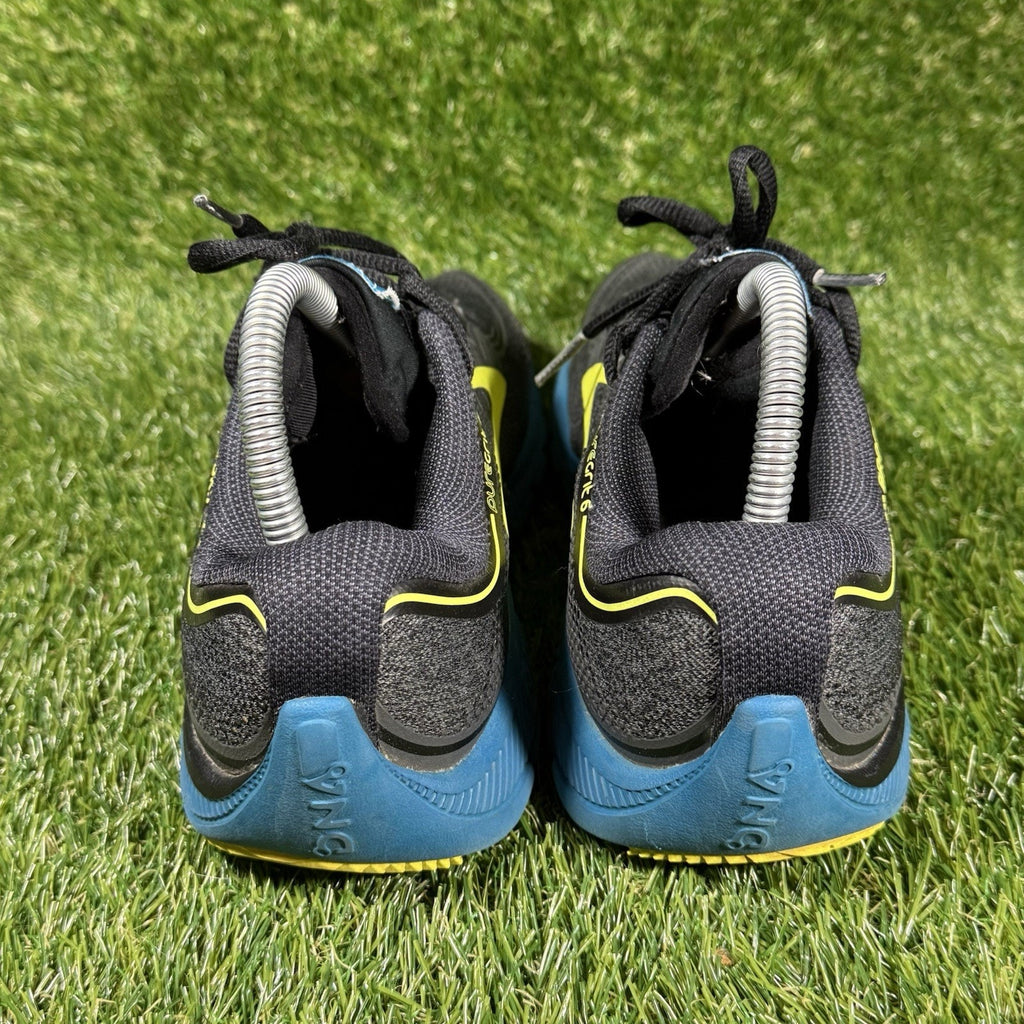 Brooks PureGrit 6 Shoes Mens 7.5 Black Blue Green Trail Jogging Hiking Trainer