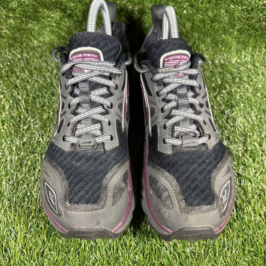 Size 7 - Altra Lone Peak 3 Women's Trail Running Shoes Gray Purple