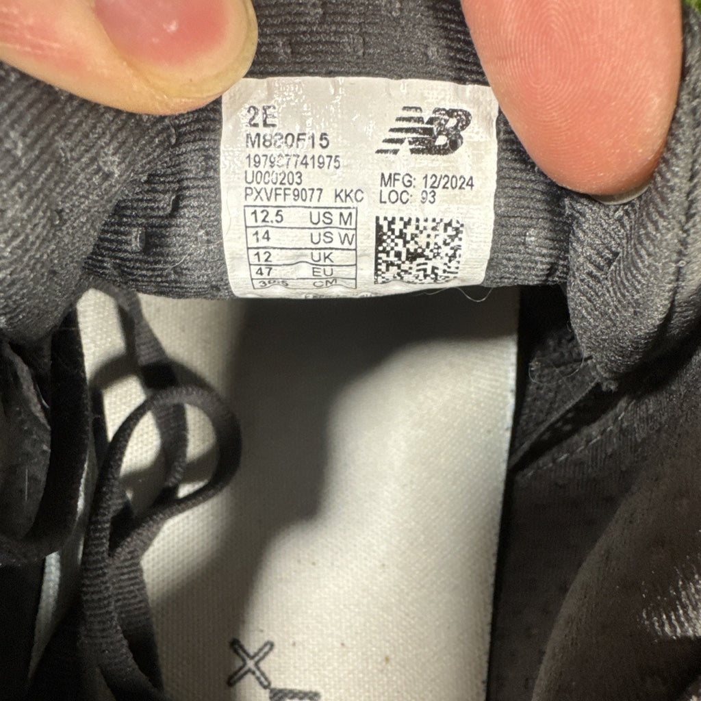 New Balance FF X 880v15 Mens Size 12.5 2E Slate Grey Mineral Daily Running Shoes