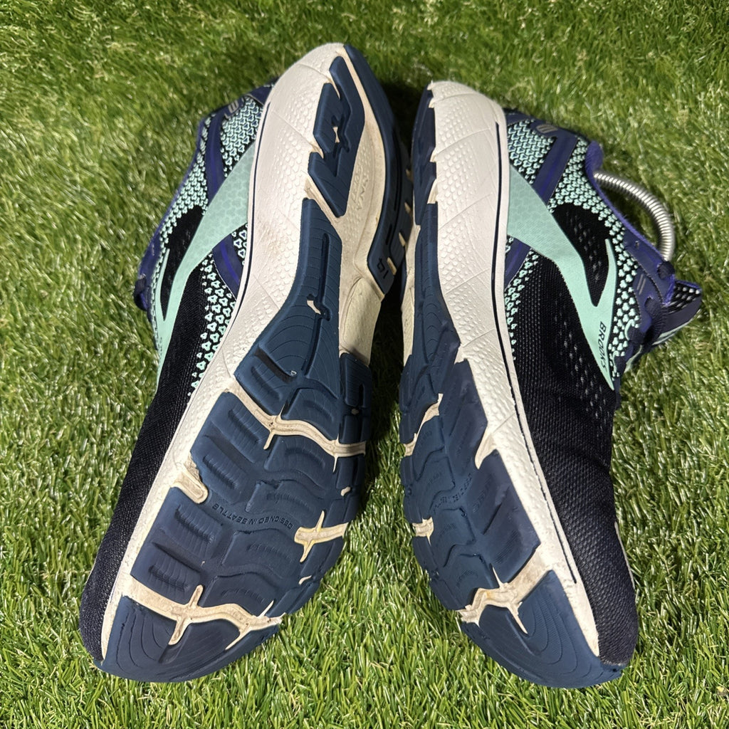 Brooks Womens Ghost 14 Blue 1203561D446 Running Shoes Sneakers 10.5 D Wide