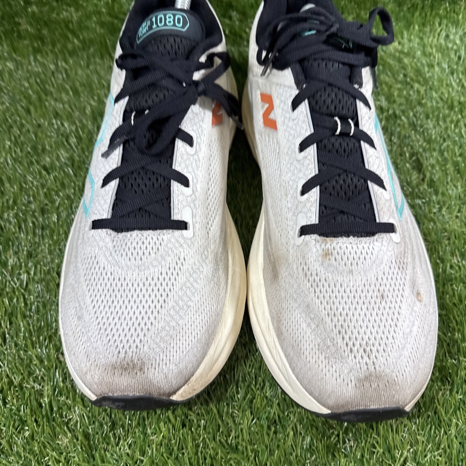 New Balance Fresh Foam X 1080v13 Mens Size 12 White Blue Running Shoes Sneakers