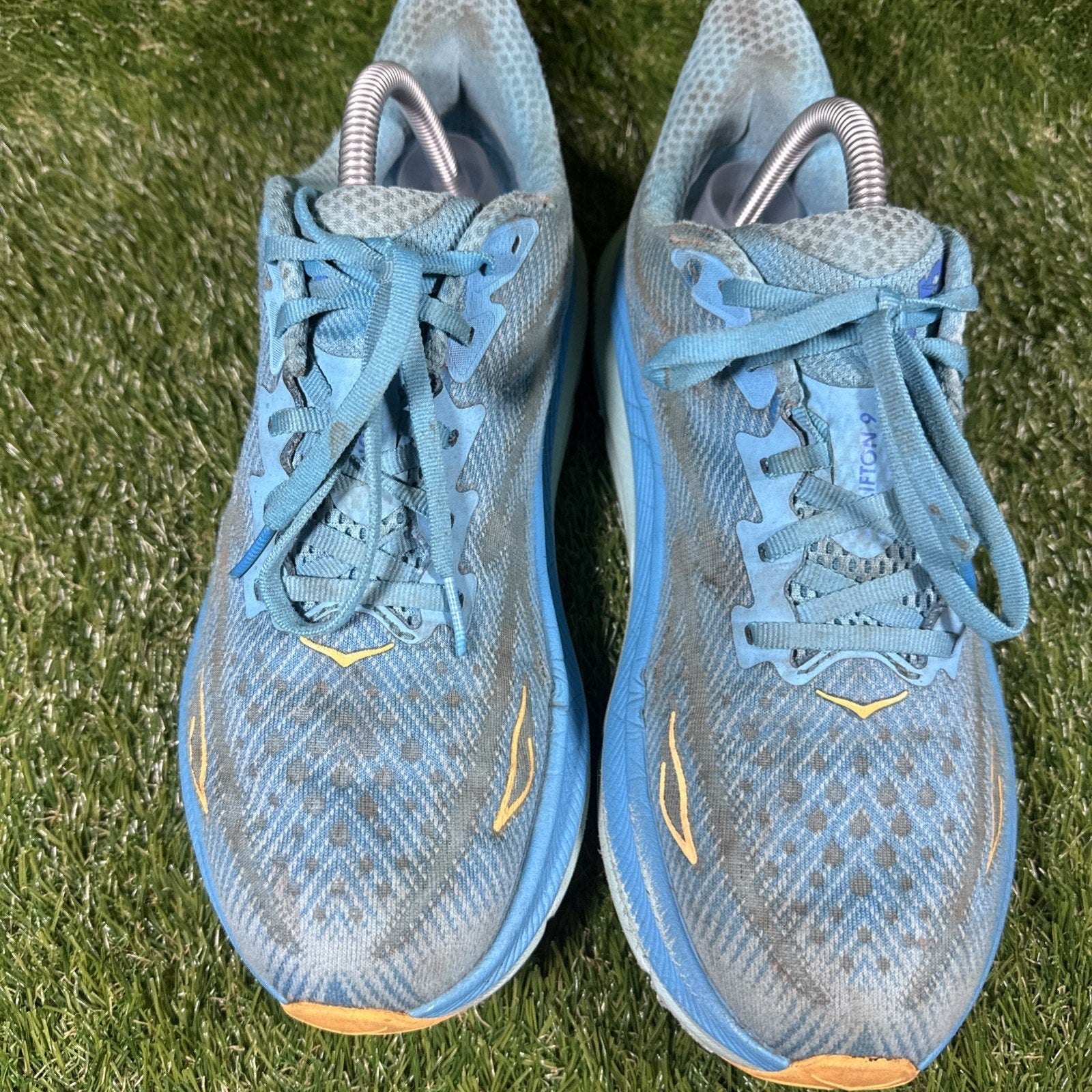 Hoka One One Women’s Clifton 9 Swim Day Cloudless Size 9.5B Blue Athletic Shoes