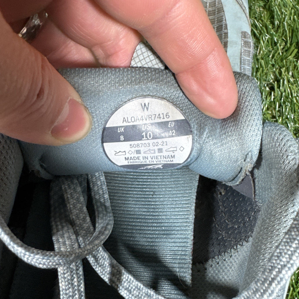 Altra Womens Lone Peak 5 AL0A4VR7416 Gray Running Shoes Sneakers Size 10