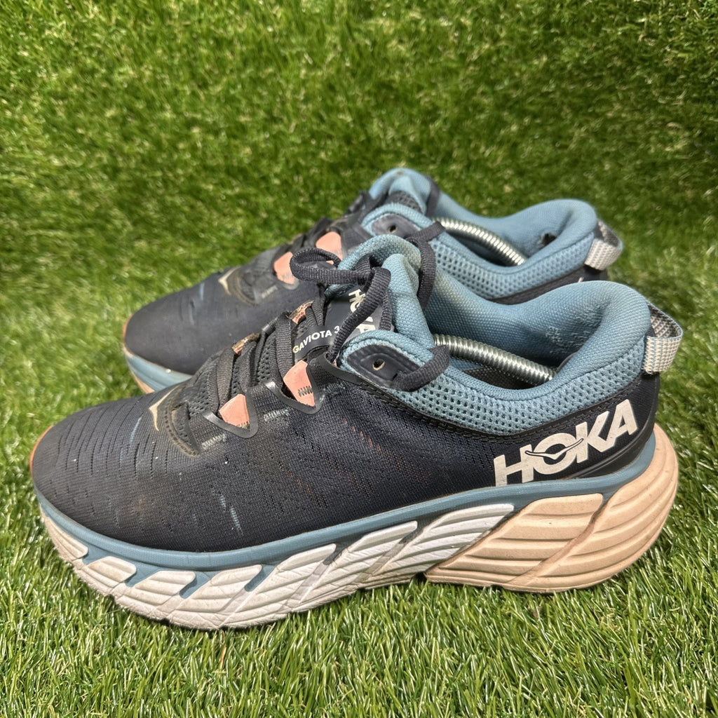 Hoka One One Gaviota 3 Womens Blue Pink Size 7.5D Wide Running Shoes 1113523