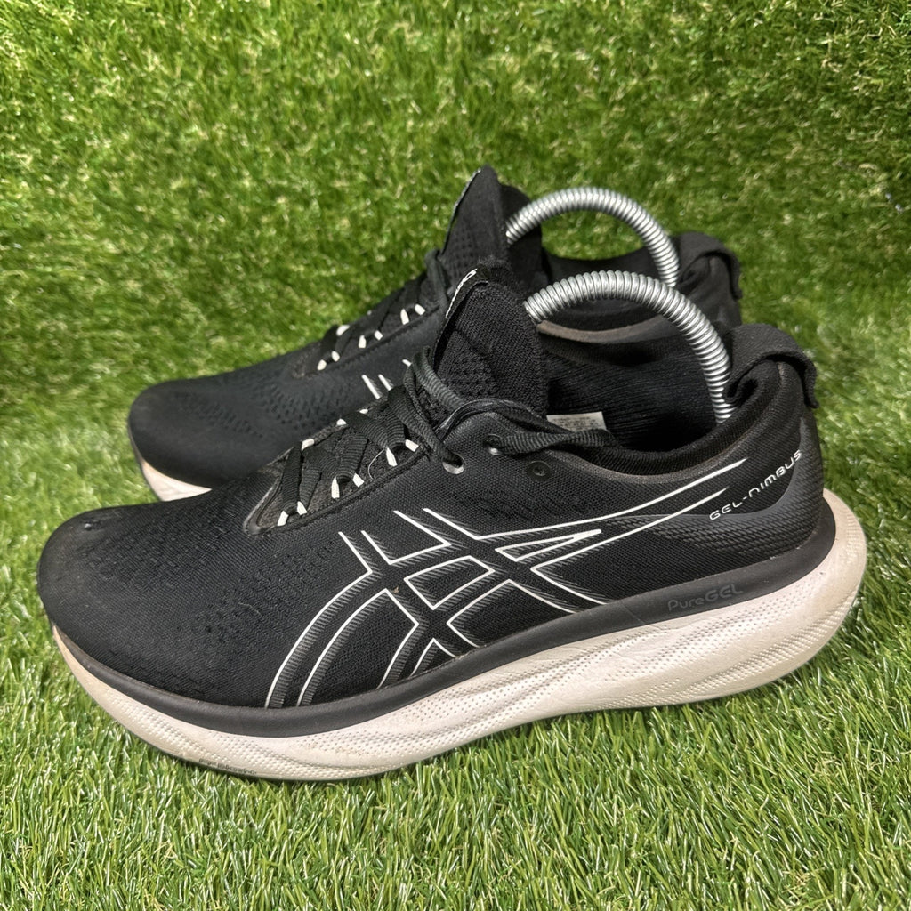 ASICS Gel-Nimbus 25 Womens Size 9.5 Wide Running Shoes Black