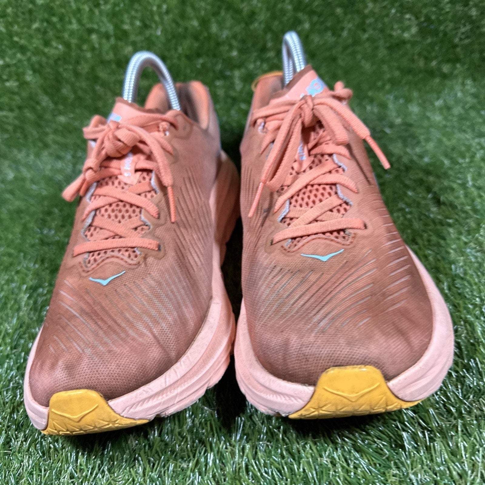 Hoka One One Rincon 3 Womens Sz 9.5 BShell Coral Peach Running Shoe 1119396 SCPP