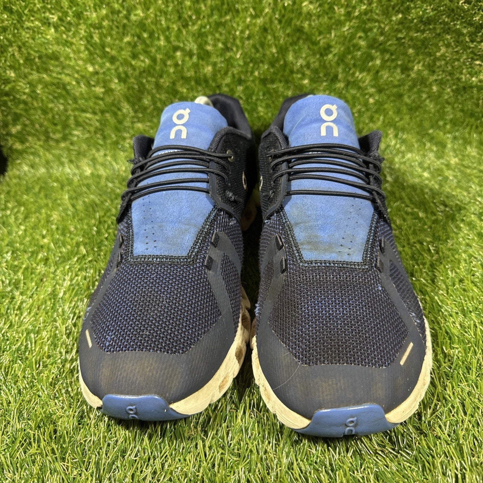 On Running Cloud 5 Combo Men's 11 Shoes Sneakers Navy Blue Running Athletic NICE