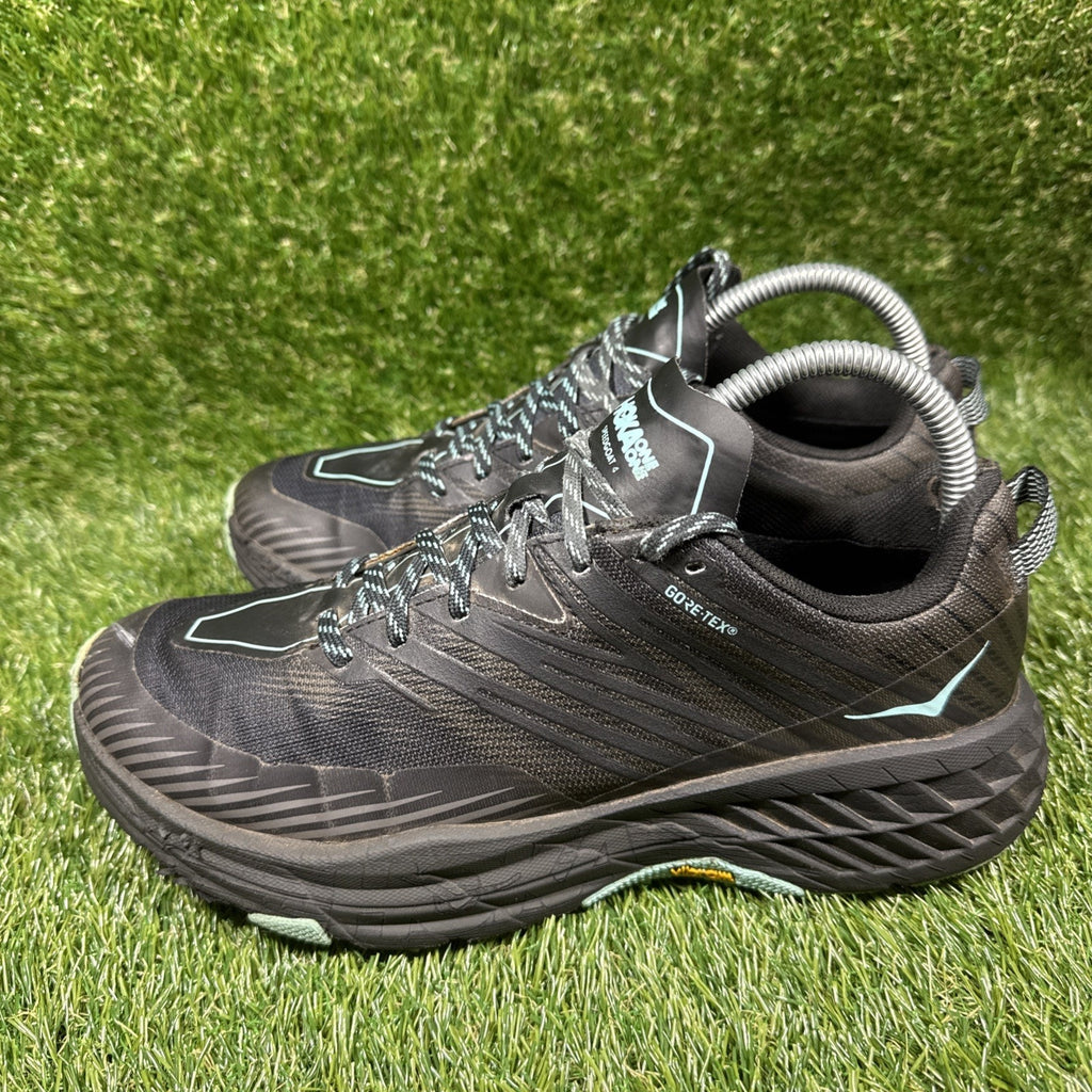 Hoka One One Women’s 8 Speedgoat 4 GTX Trail Running Shoes Black