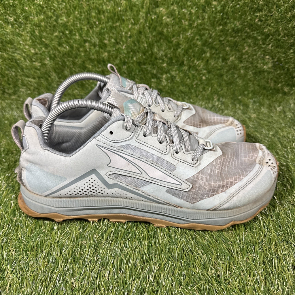 Altra Womens Lone Peak 5 AL0A4VR7416 Gray Running Shoes Sneakers Size 10