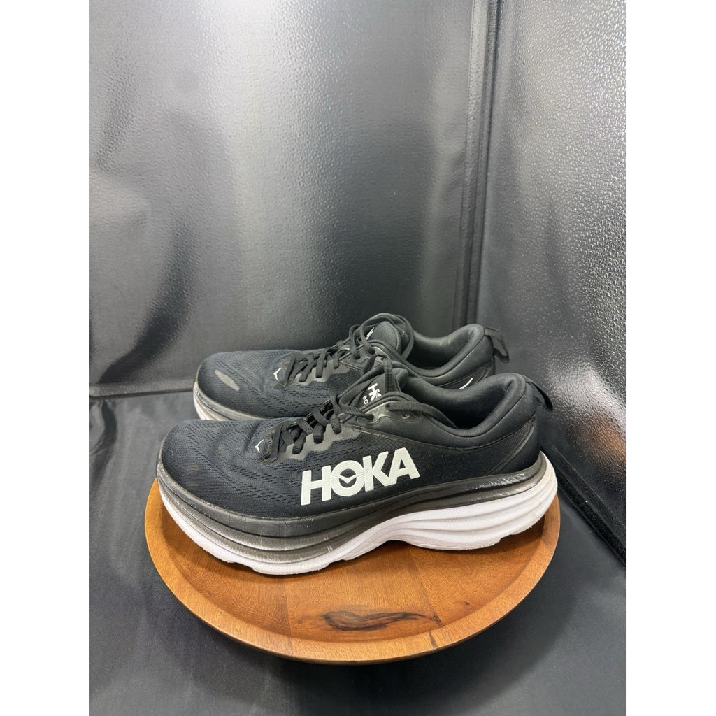 Hoka Men’s Bondi 8 Shoe Sneaker Running Athletic Tennis Shoe Black Size 10.5