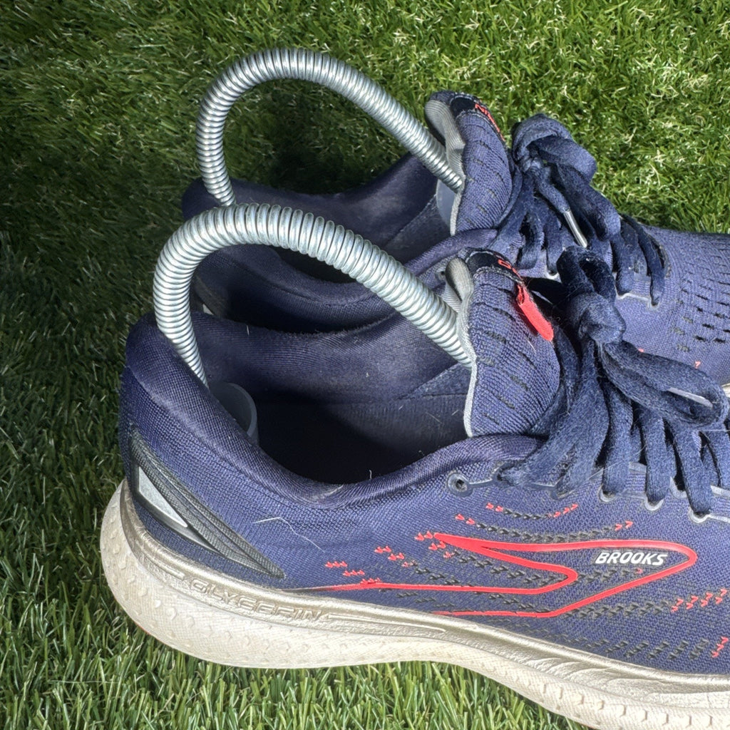 Brooks Glycerin 19 Women's Blue Red White Walking Running Sneakers Shoes Sz 8