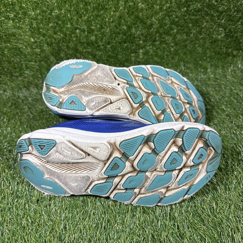 HOKA ONE ONE Clifton Running Sneakers Women 7B Blue/Aqua Casual Athletic Shoes