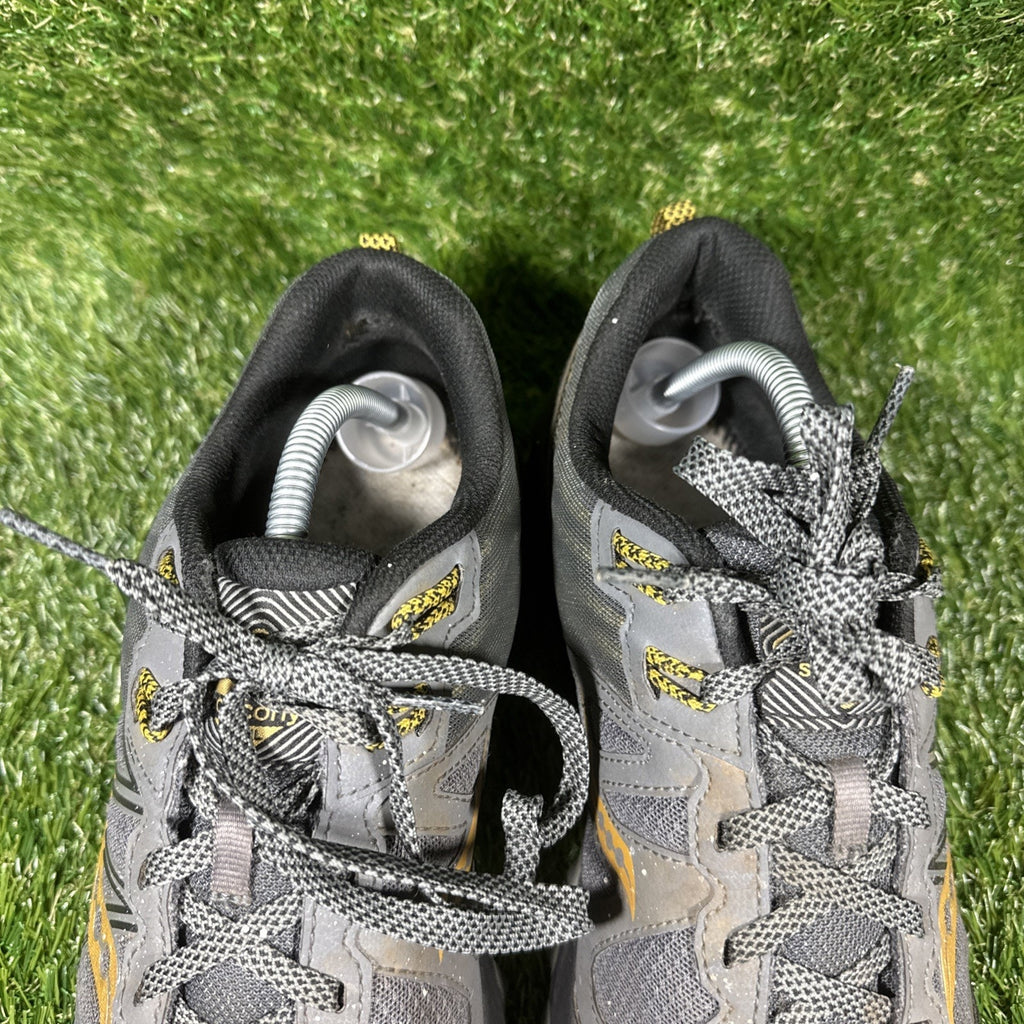 Womens Saucony Excursion TR14 size 9.5 Black Athletic Trail Running Shoes