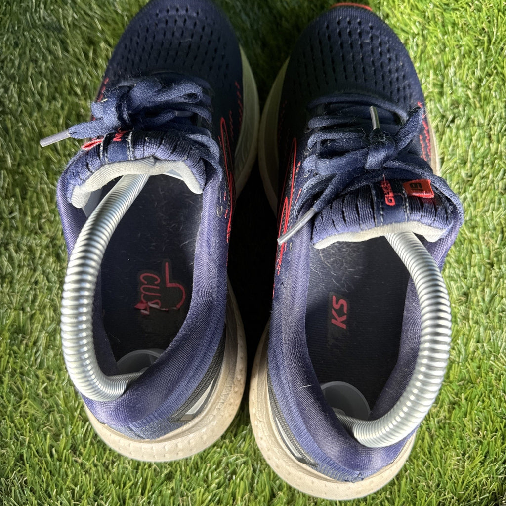 Brooks Glycerin 19 Women's Blue Red White Walking Running Sneakers Shoes Sz 8