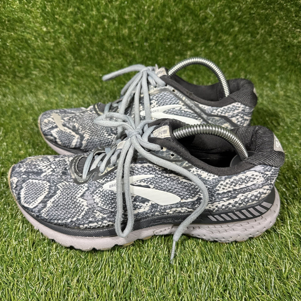 Brooks Shoes Womens 8 Gray Adrenaline GTS 20 Running Sneakers 1202961B071 Flaws