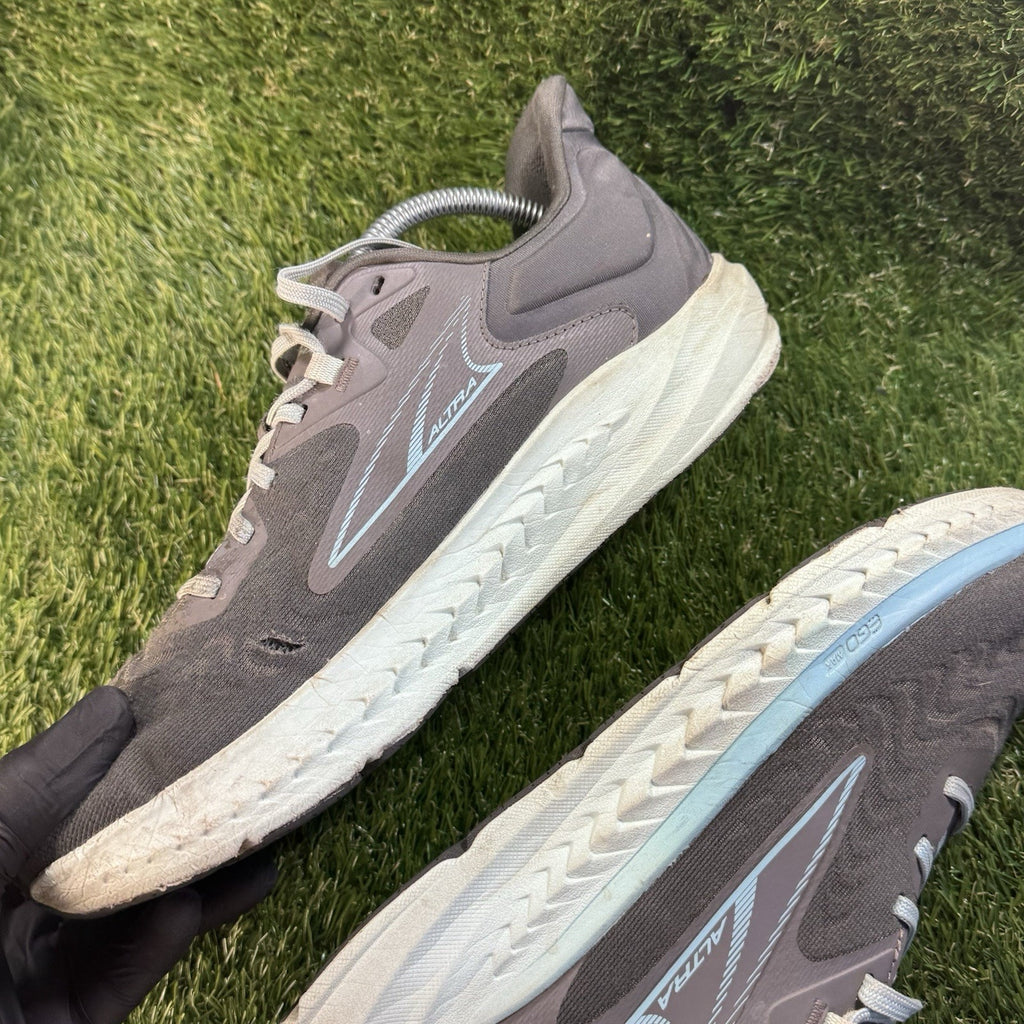 Altra Torin 7 Running Sneaker Shoes Athletic Grey Blue Women’s Size 10 Wide
