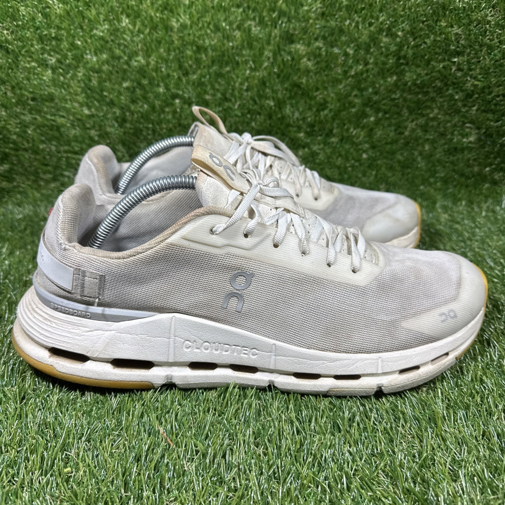 On Cloudnova Form 2 Mens Size 11.5 White Ivory Athletic Running Shoes Sneakers