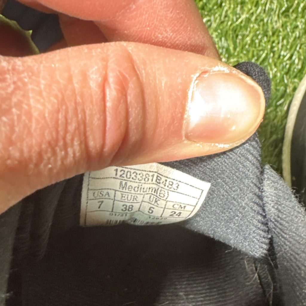 Brooks Womens Ghost 13 1203381B483 Black Running Shoes Sneakers Size 7B