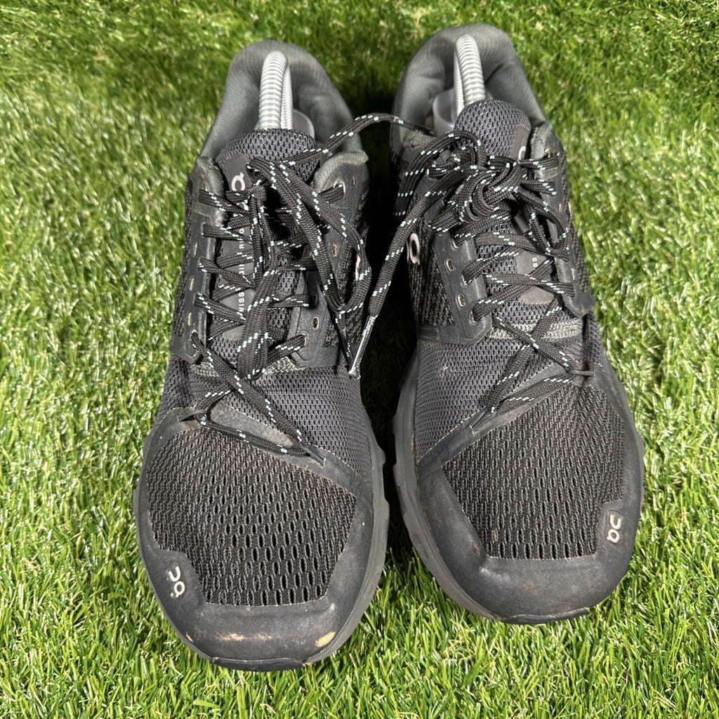 Men's Size 8.5 - ON Cloud Running Shoes Cloudstratus Black Shadow Training