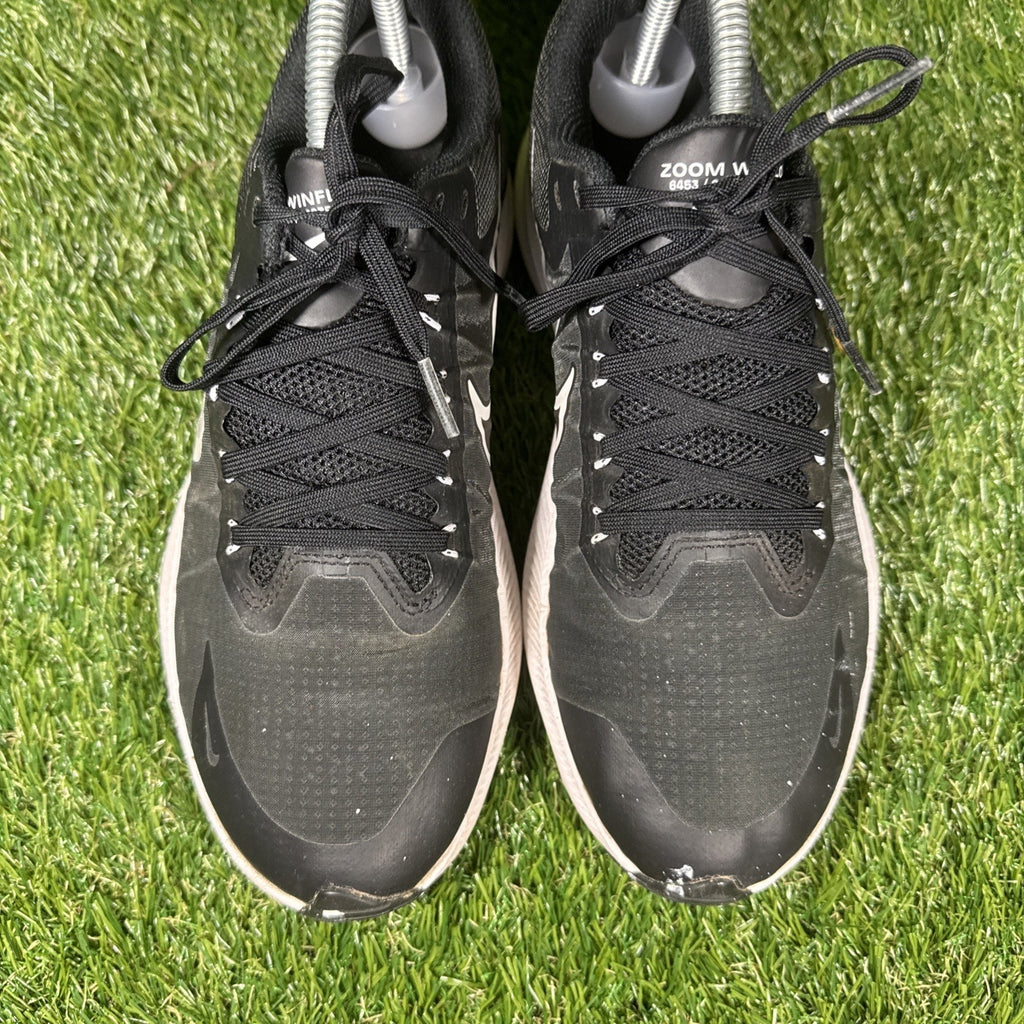 Nike Zoom Winflo 8 Women's Running Walking Shoes Black White Size 8 CW3421-005